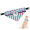 Anchors & Stripes Pet Bandana w/ Dog
