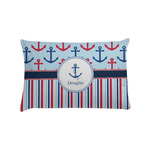 Anchors & Stripes Pillow Case - Standard (Personalized)