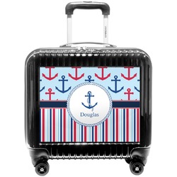 Anchors & Stripes Pilot / Flight Suitcase (Personalized)