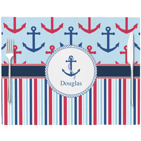 Anchors & Stripes Placemat with Props
