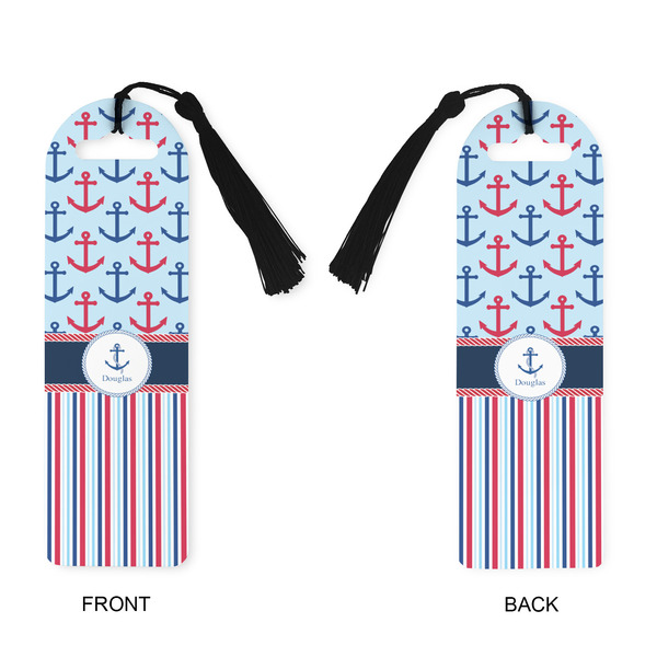 Anchors & Stripes Plastic Bookmarks - Approval
