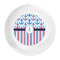 Anchors & Stripes Plastic Party Dinner Plates - Approval