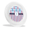 Anchors & Stripes Plastic Party Dinner Plates - 10" (Personalized)