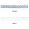Anchors & Stripes Plastic Ruler - 12" - APPROVAL