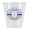 Anchors & Stripes Plastic Shot Glass (Personalized)