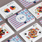 Anchors & Stripes Playing Cards - Front & Back View