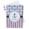 Anchors & Stripes Playing Cards - Front View