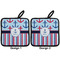 Anchors & Stripes Pot Holders - Set of 2 APPROVAL