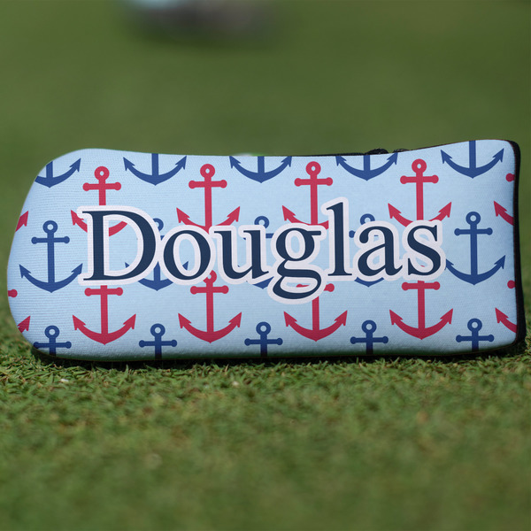 Custom Anchors & Stripes Blade Putter Cover (Personalized)