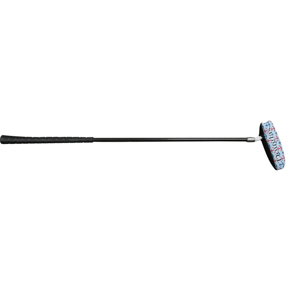 Anchors & Stripes Putter Cover (In Use)