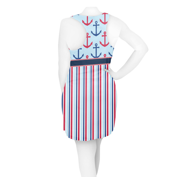 Anchors & Stripes Racerback Dress - On Model - Back