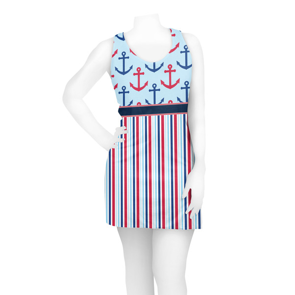 Anchors & Stripes Racerback Dress - On Model - Front
