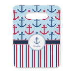 Anchors & Stripes Rectangular Trivet with Handle (Personalized)