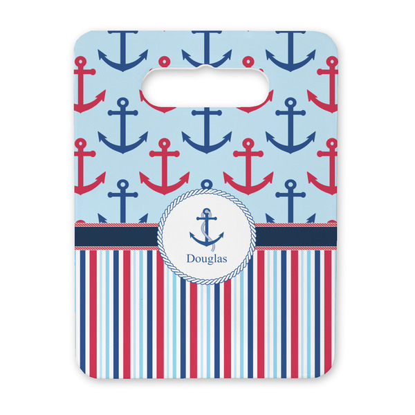 Custom Anchors & Stripes Rectangular Trivet with Handle (Personalized)