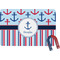 Anchors & Stripes Rectangular Fridge Magnet (Personalized)