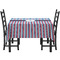 Anchors & Stripes Rectangular Tablecloths - Side View