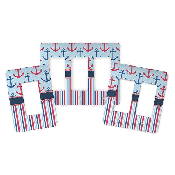 Anchors & Stripes Rocker Light Switch Covers - Parent - ALL VARIATIONS