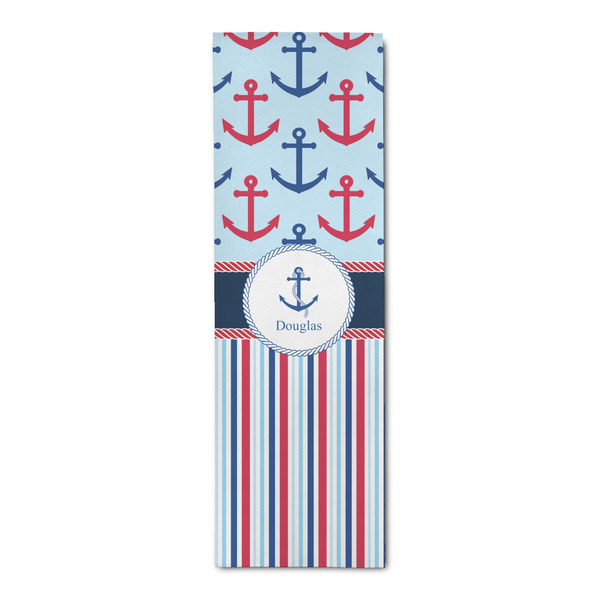 Custom Anchors & Stripes Runner Rug - 2.5'x8' w/ Name or Text