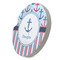 Anchors & Stripes Sandstone Car Coaster - STANDING ANGLE