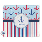 Anchors & Stripes Security Blankets - Double Sided (Personalized)