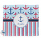 Anchors & Stripes Security Blanket - Front View