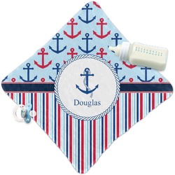 Anchors & Stripes Security Blanket (Personalized)