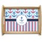 Anchors & Stripes Serving Tray Wood Large - Main