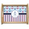 Anchors & Stripes Natural Wooden Tray - Large (Personalized)