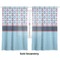 Anchors & Stripes Sheer Curtains