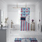Anchors & Stripes Shower Curtain - 70"x83"