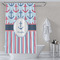Anchors & Stripes Shower Curtain Lifestyle