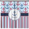 Anchors & Stripes Shower Curtain (Personalized)