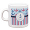 Anchors & Stripes Espresso Cup (Personalized)