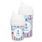 Anchors & Stripes Sippy Cups