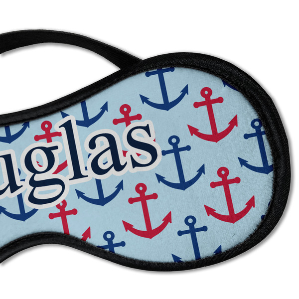 Anchors & Stripes Sleeping Eye Mask - DETAIL Large