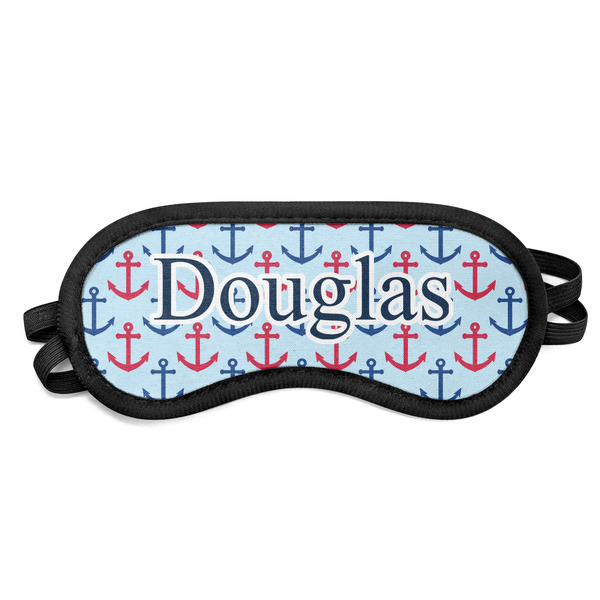 Custom Anchors & Stripes Sleeping Eye Mask - Small (Personalized)