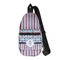 Anchors & Stripes Sling Bag - Front View
