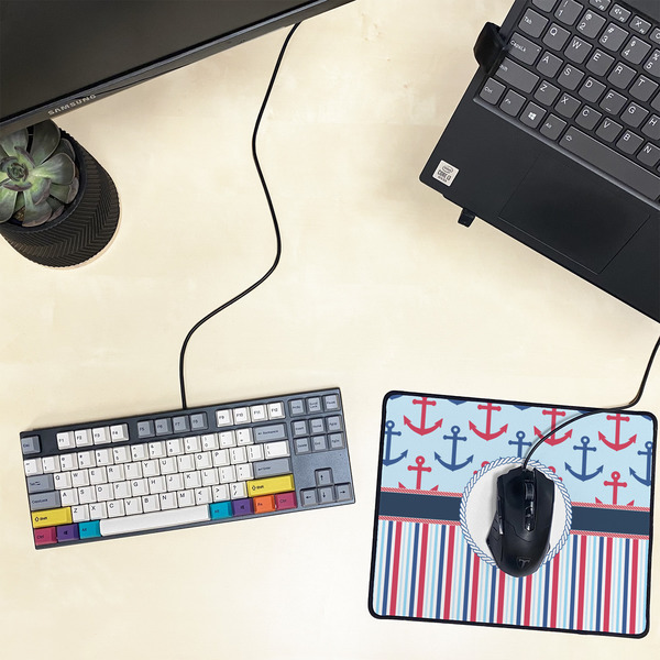 Anchors & Stripes Small Gaming Mats - LIFESTYLE