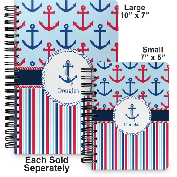 Anchors & Stripes Spiral Journal - Comparison