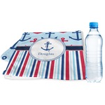 Anchors & Stripes Sports & Fitness Towel (Personalized)