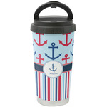 Anchors & Stripes Stainless Steel Coffee Tumbler (Personalized)