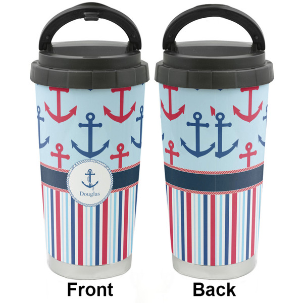 Anchors & Stripes Stainless Steel Travel Cup - Apvl