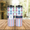 Anchors & Stripes Stainless Steel Tumbler - Lifestyle