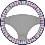 Anchors & Stripes Steering Wheel Cover (Personalized)