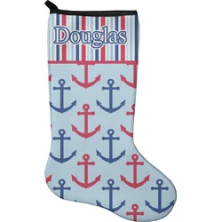Anchors & Stripes Holiday Stocking - Neoprene (Personalized)