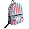 Anchors & Stripes Student Backpack (Personalized)
