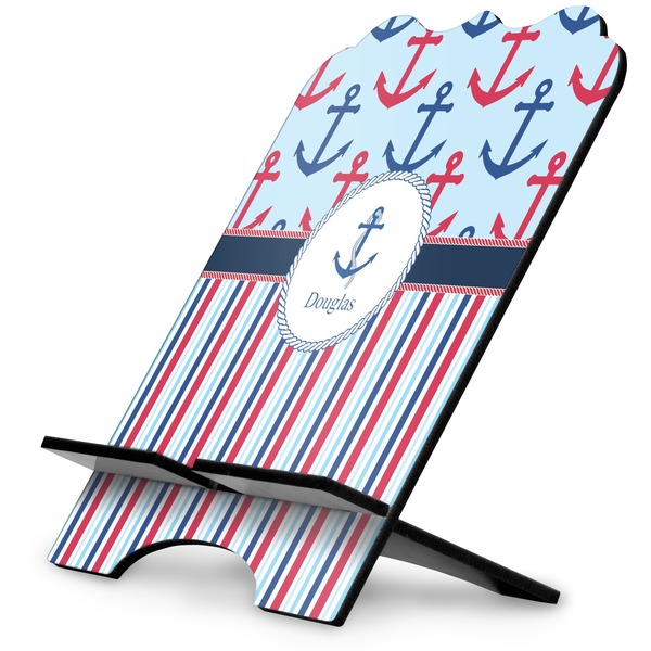 Custom Anchors & Stripes Stylized Tablet Stand (Personalized)