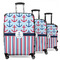 Anchors & Stripes Suitcase Set 1 - MAIN