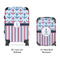 Anchors & Stripes Suitcase Set 4 - APPROVAL