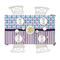 Anchors & Stripes Tablecloths (58"x102") - TOP VIEW